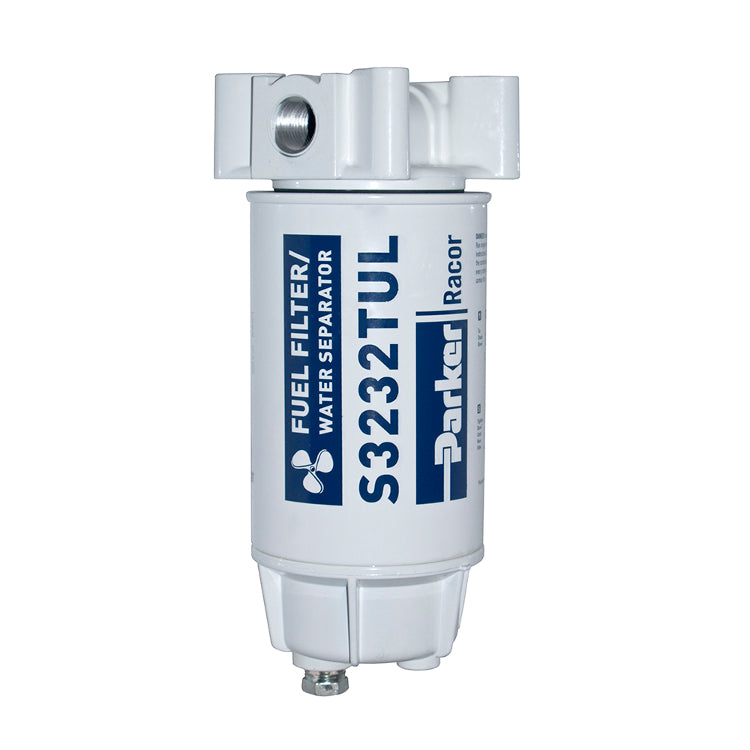 3120R-RAC-32 Gasoline Filter/Water Separator, Metal Bowl, 10 Micron, UL Listed