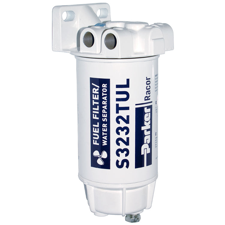 Racor 660R-RAC-02 Fuel Filter/WS, 90 GPH, Metal Bowl, 10 Micron, UL Listed
