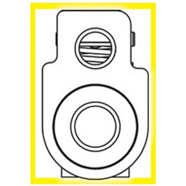 Removable Tank Fuel Line Connector, Johnson/Evinrude outboard engines.