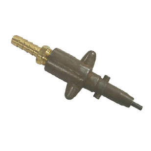 Fuel Connector, 3/8" Bayonet-style push & turn type quick disconnect for older 6.6 gallon fuel tank. Replaces: Mercury 22-16610M, 29196, 30185A1, 30185A3, 30185B3, 30185Q3