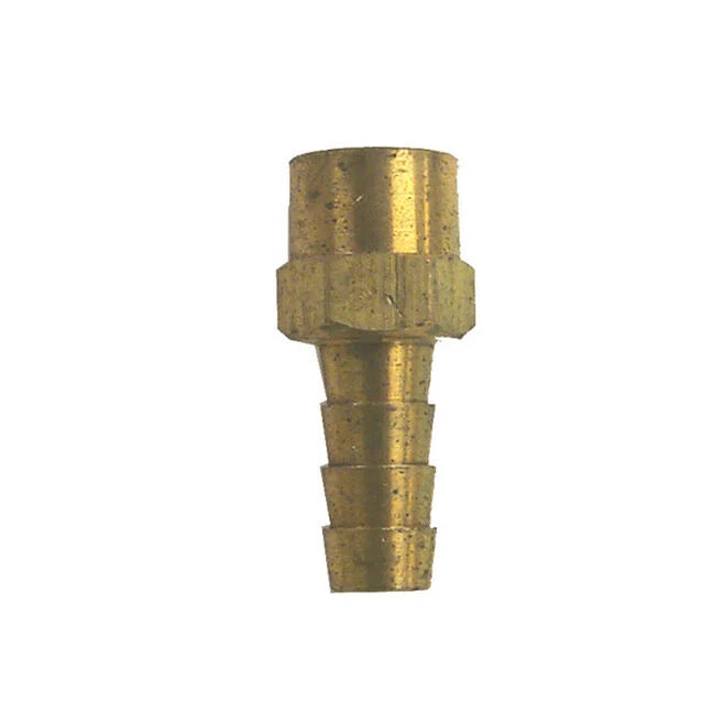 Sierra Brass Hose Barb, 3/8" Hose x 1/4" Female NPT