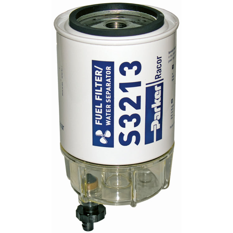 B32013 Fuel Filter, OEM Gasoline Series, Plastic Bowl (Outboard Only)