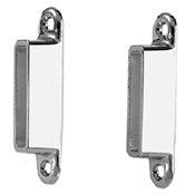 Perko Boat Cover Sockets, Chrome, (2 per Pack)