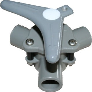 Bosworth Base Mount Y-Valve, Smooth 1" Hose , YV-094D-B-30-505050<br>