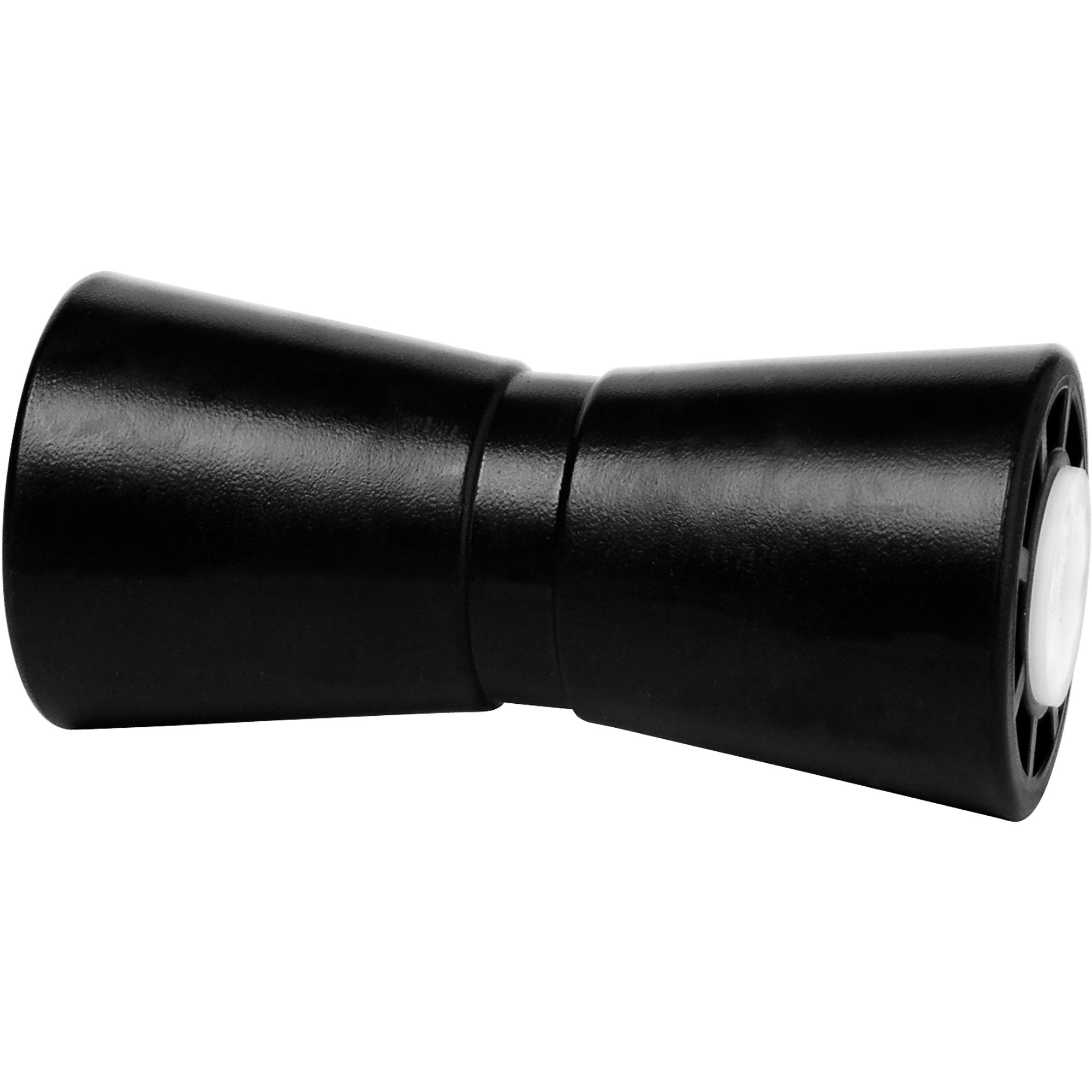 Black Poly vinyl rollers are long lasting and will not mark or mar the boat. Lifetime warranty against cutting and fading.
