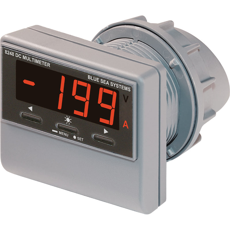 DC Digital Multimeter with Alarm, -500 to +500 Amps, 0 to 60 Volts, 8248