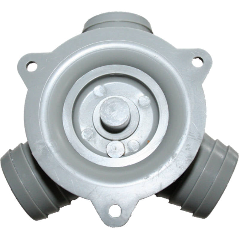 Bosworth Base Mount Y-Valve, 1-1/2" Hose Barbs, YV-095D-B-30-838383