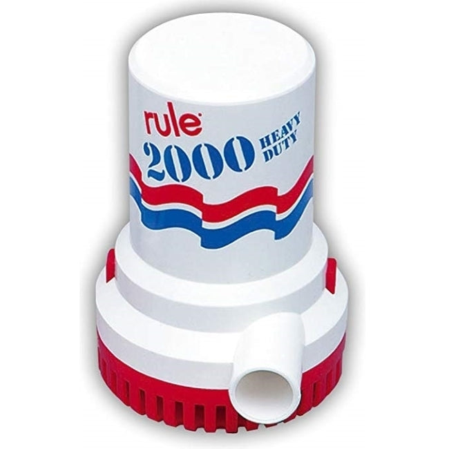 Rule 2000 Series, 12 Bilge Pump 2,000 gph, 24 volt