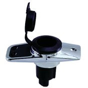 Perko Pole Light Mounting Base, Plug-In Type, 2 Pin