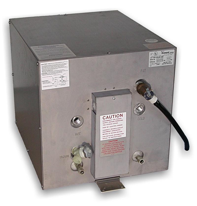 11 Gallon, 120v, Water Heater w/ Front Mounted Heat Exchanger, Horizontal, Stainless Steel, F1200