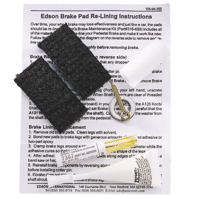 Pedestal Brake Maintenance Kit
