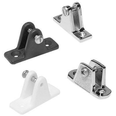 Deck Hinge, Horizontal Mount, Nylon - Black