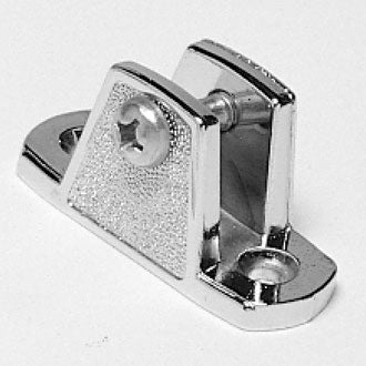 Deck Hinge, Horizontal Mount, Stainless Steel Angled, 60 Degrees