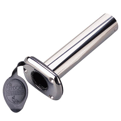 Sea-Dog, Flush Mount Rod Holder with Cap, 90°, Stainless