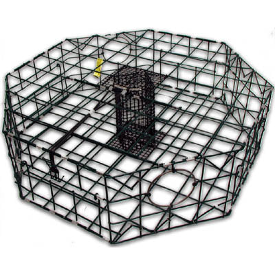 Octagonal Crab Pot, Fast Fisher 9, 30"x30"x9"