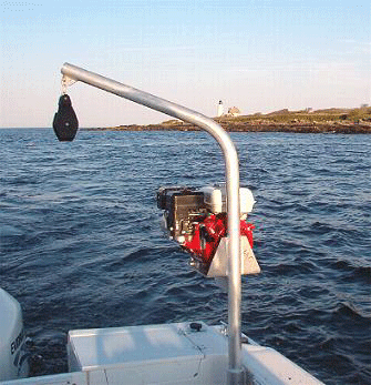 Honda 4.0 Pot Puller Complete System w/Sch-80 Davit