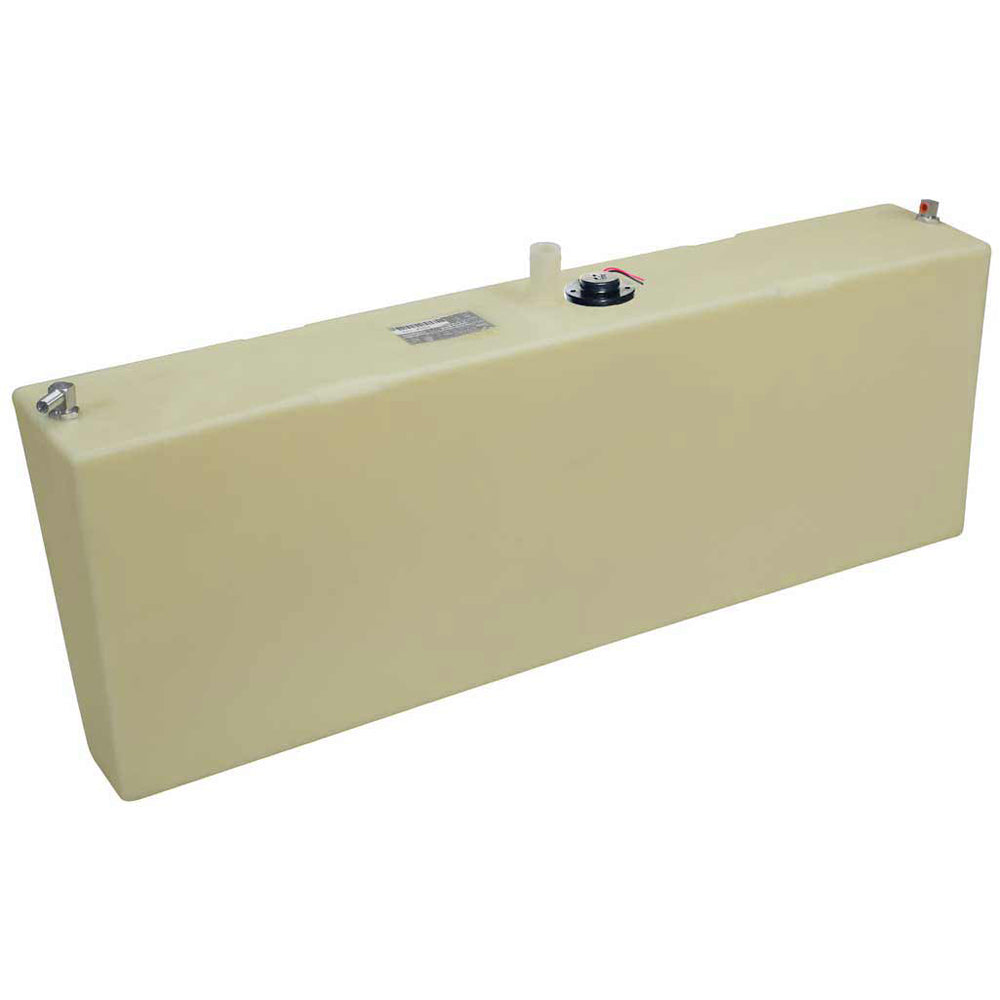 Moeller 24 Gallon Permanent Below Deck Boat Fuel Tank, Starboard Side Withdraw, 51"L x 8.75"W x 20.63"H