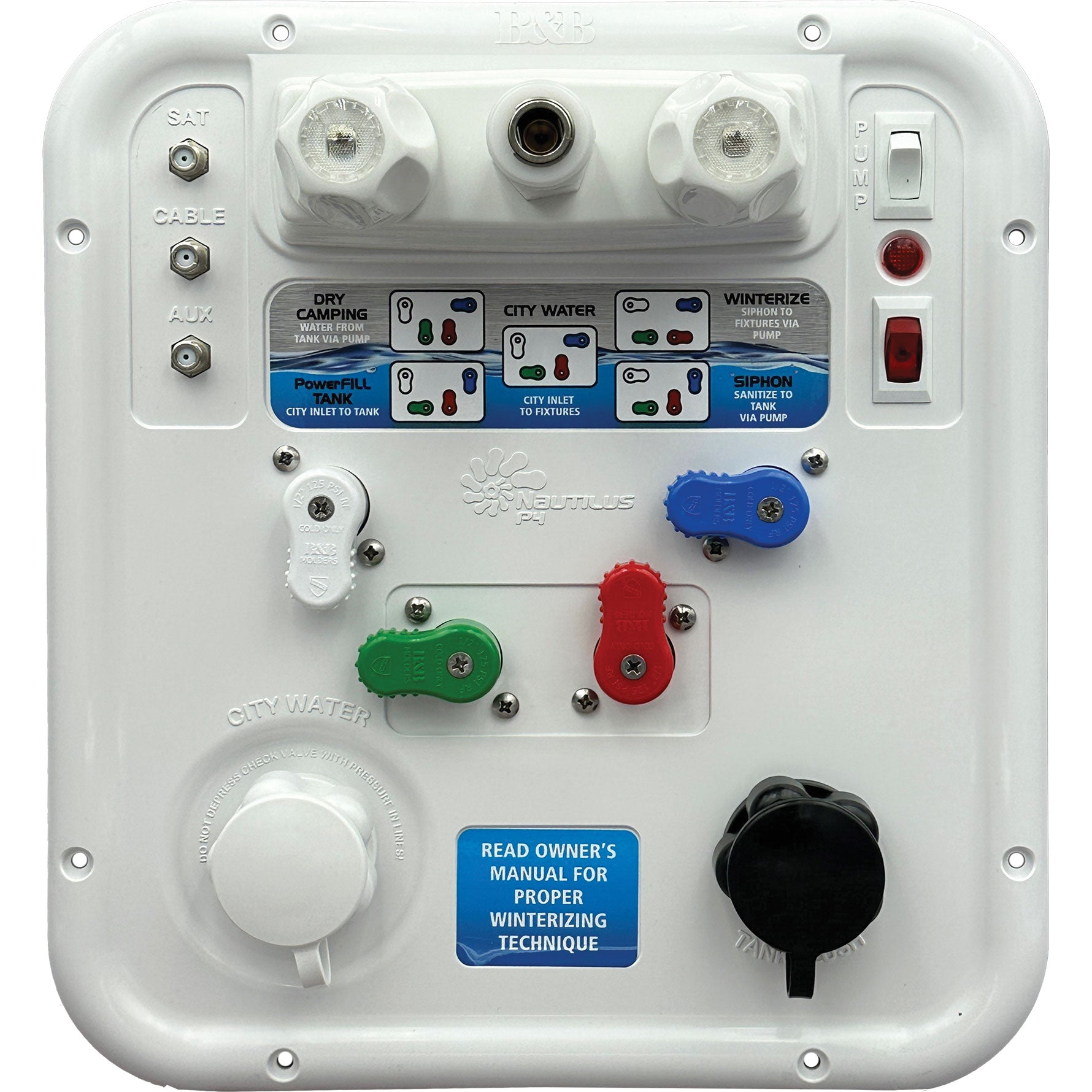 Nautilus P4 H2O System, Polar White