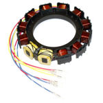 Stator, 2-3-4 Cylinder Mercury Marine, 16 Amp Kit, 174-9710K 1