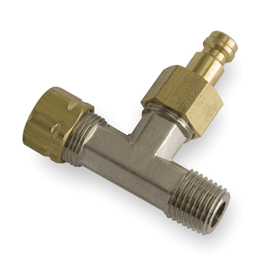 Vertical Bleeder Tee, 3/8", SeaStar - HF5521, 2 Per Pack