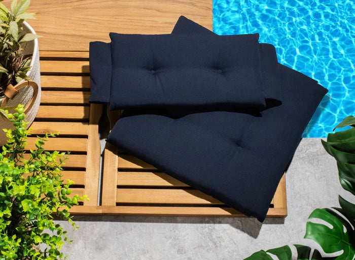 Director's Chair with Navy Cushions