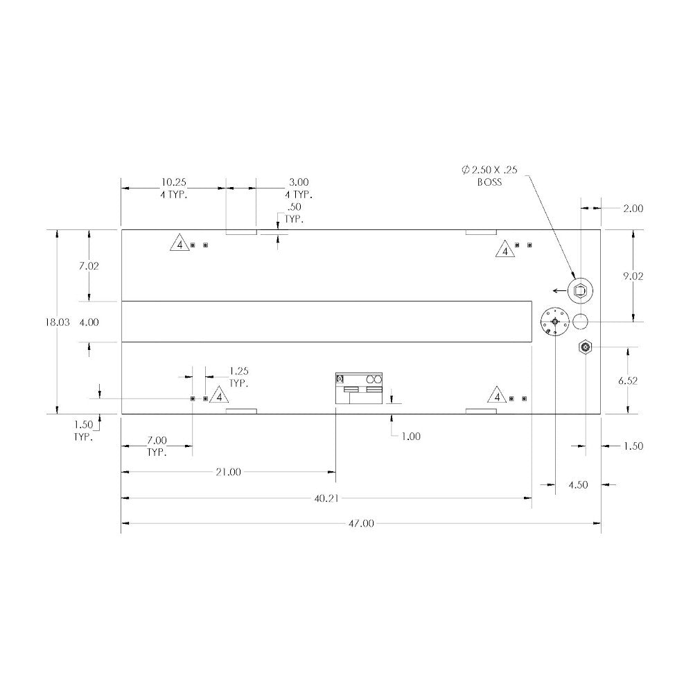 25 Gallon Permanent Fuel Tank