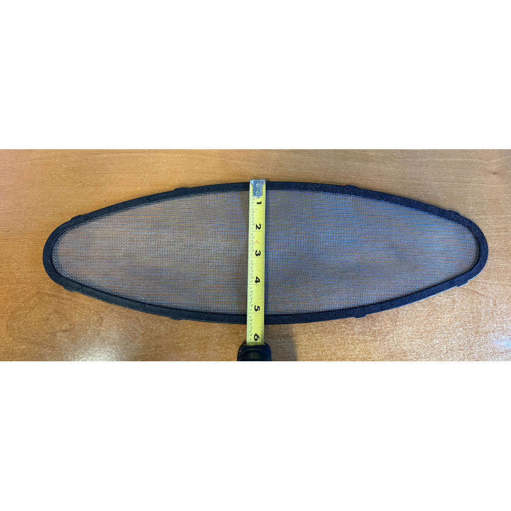 Bomar S718MB-Screen oval screen, short dimension, flexible frame, black-gray mesh.