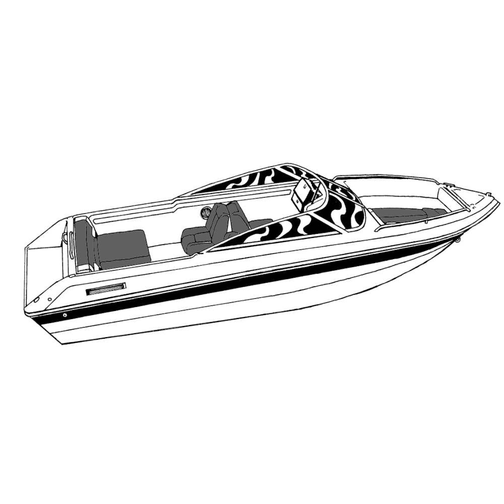 Carver Semi-Custom Boat Cover, V-Hull Runabout, Inboard / Outdrive