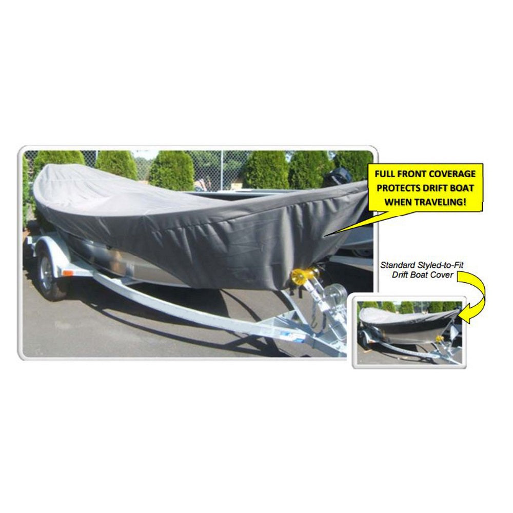Carver Semi-Custom Cover, Drift Boat with Bra