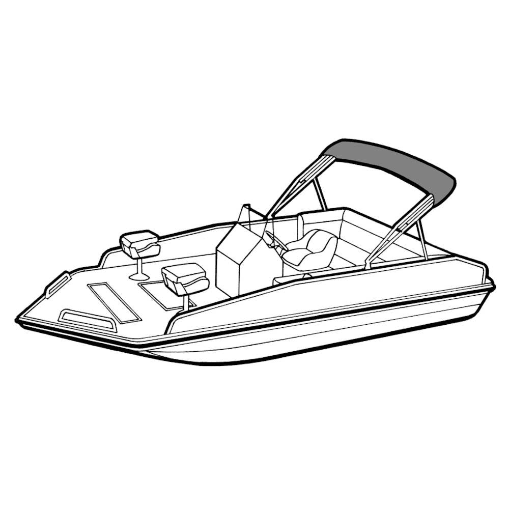 Carver Semi-Custom Cover, Modified-V, Performance Deck Boat, Inboard/Outdrive