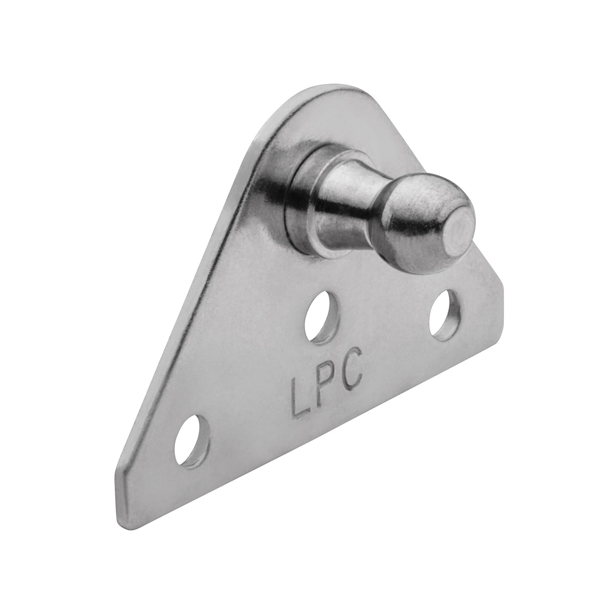Gas Spring Mounting Bracket, 3/4" W x 2-1/4" L x 1-7/16" H, 10mm Ball, Galvanized, G-1020