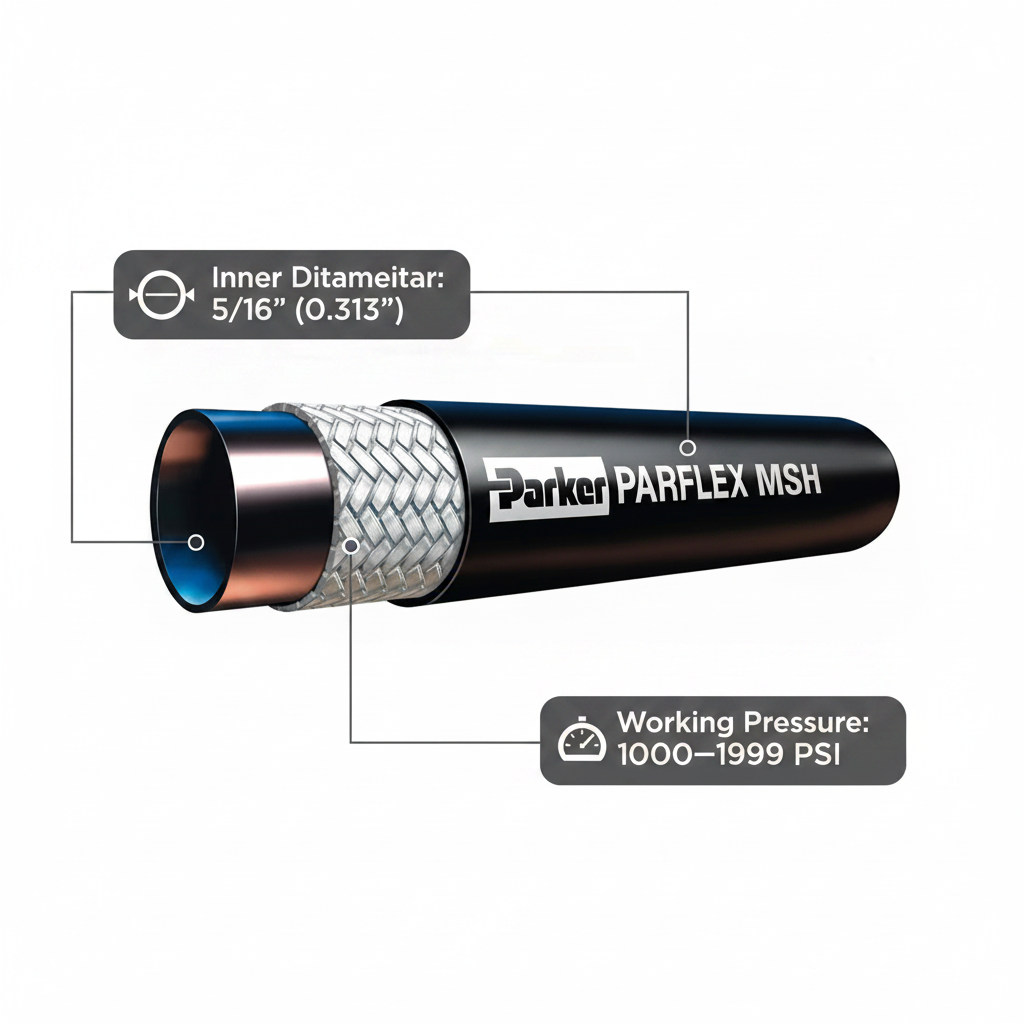 Hydraulic Steering Hose, 5/16" sold by the foot