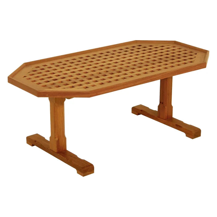 48" Premium Grade Teak Coffee Grate Table