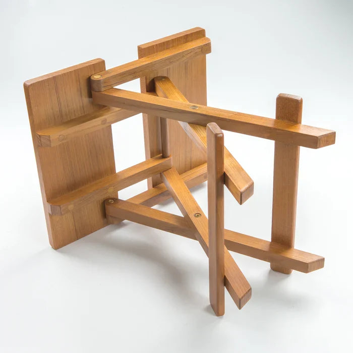 Premium Grade Teak Grooved Top Fold Away Table