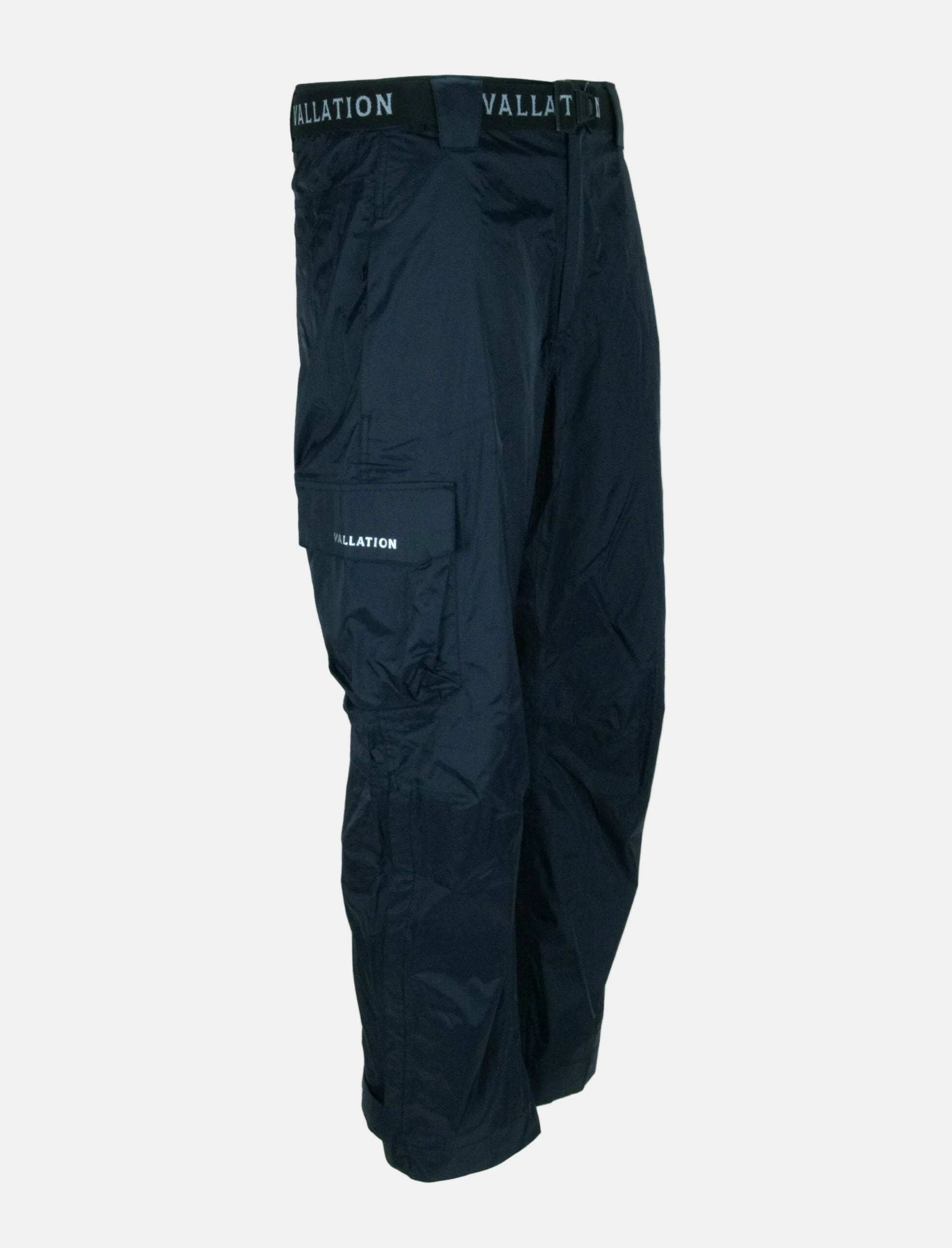 Vallation Men's Ocean Watch Rain Pants, Black Only