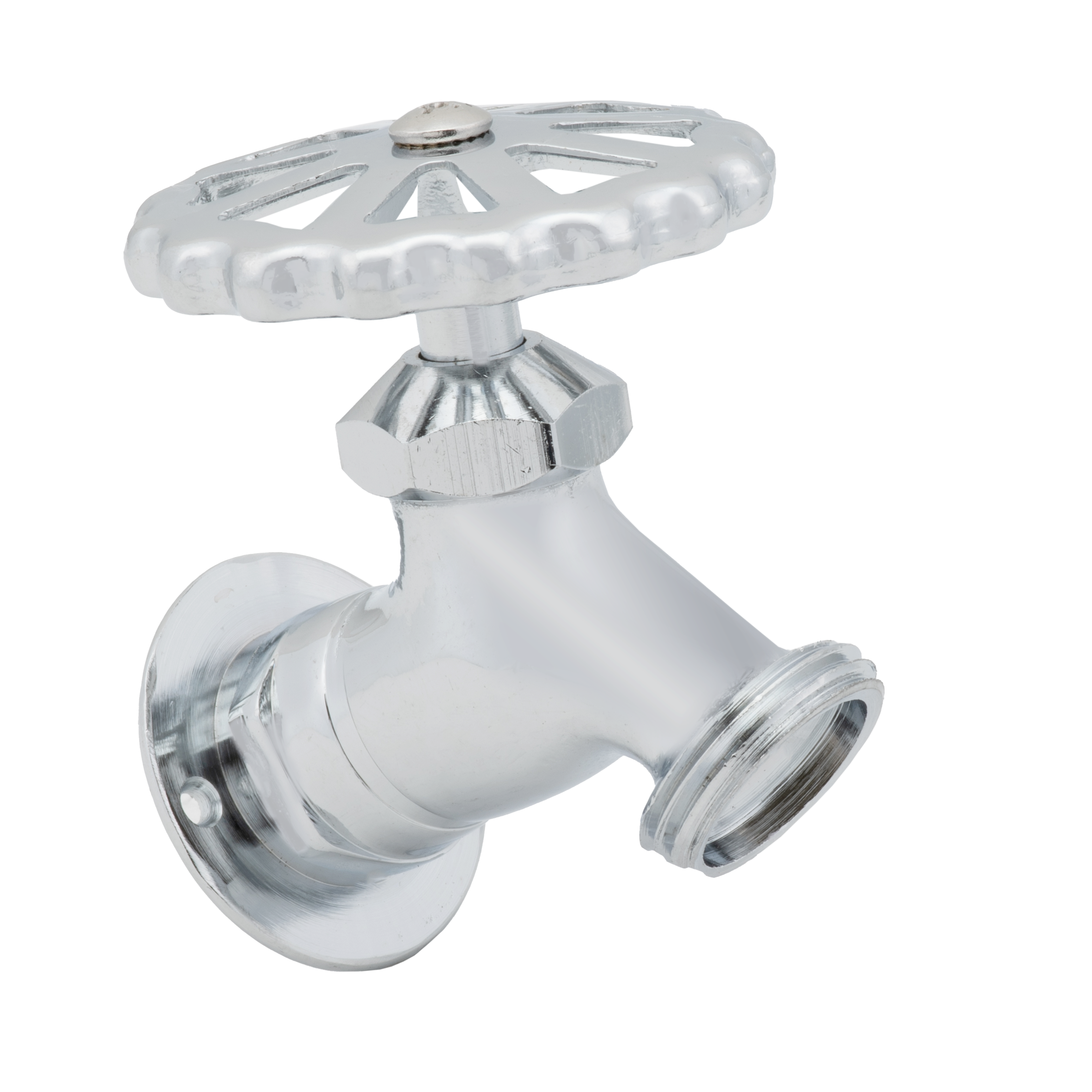 1/2" FIPT x 3/4" GHT - Chrome Plated Brass Stainless Steel - Regular Sillcock