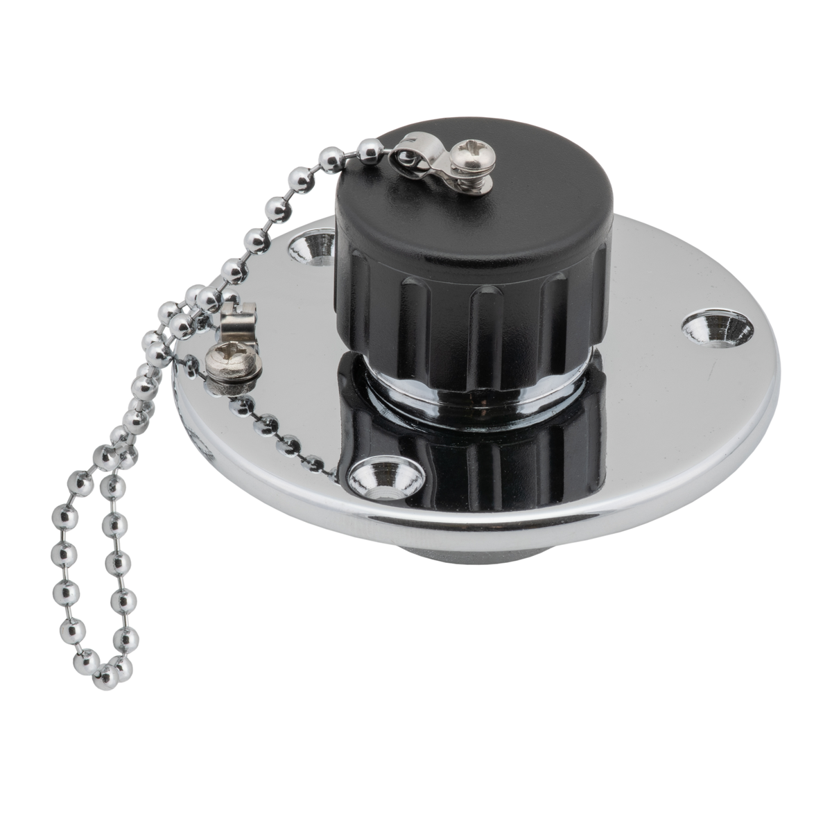 1/2" FIPT x 3/4" GHT - Chrome Plated Brass Stainless Steel - Outlet