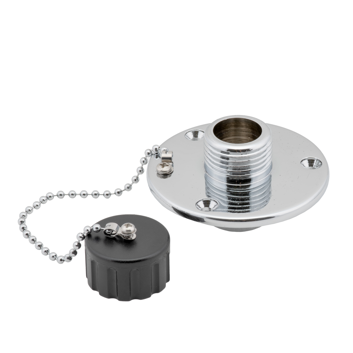 1/2" FIPT x 3/4" GHT - Chrome Plated Brass Stainless Steel - Outlet