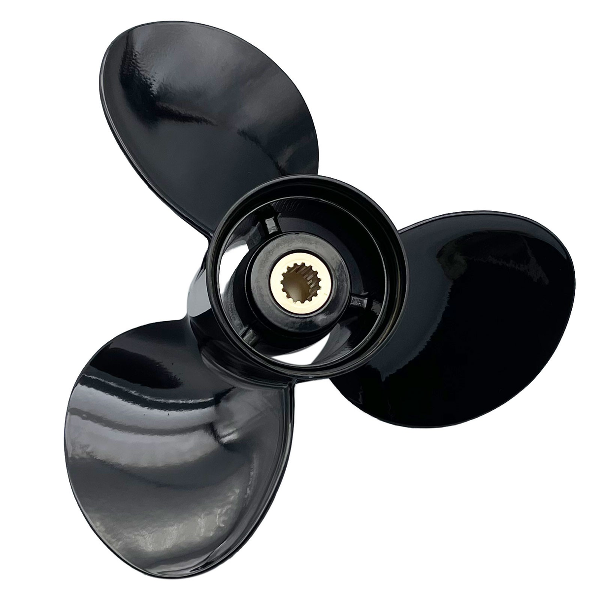 15 1/4 Dia. 15 Pitch 3 Blade RH Aluminum Propeller Fits 90-300 HP 4 3/4" Gearcase Model AR-3