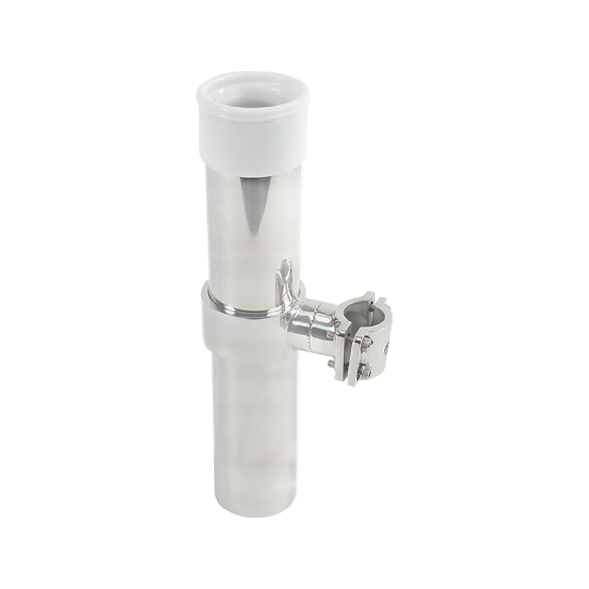 Clamp On Rail Mount Rod Holder, SS, S-7004