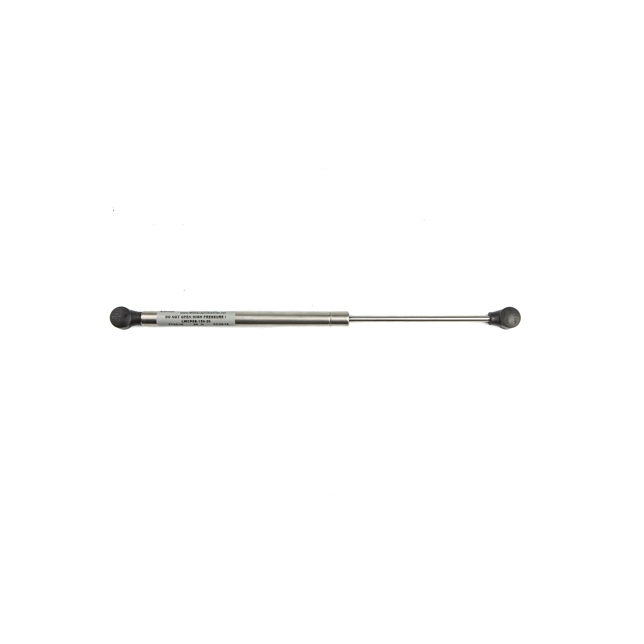 Black Nitride or Stainless Steel Gas Springs, 28"
