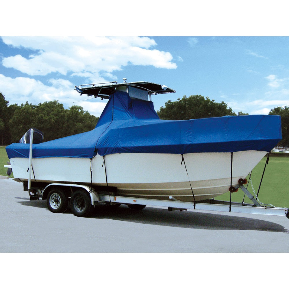 Taylor Made Dual Cut Outs, High Rails Center Console T-Top Semi-Custom Boat Cover
