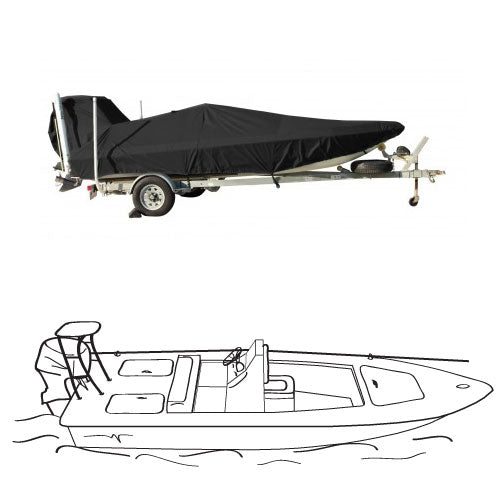 Flat Bottom Boats Outboard, Select Fit Boat Cover