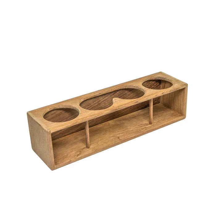 Four Drink / Binocular Rack, Teak