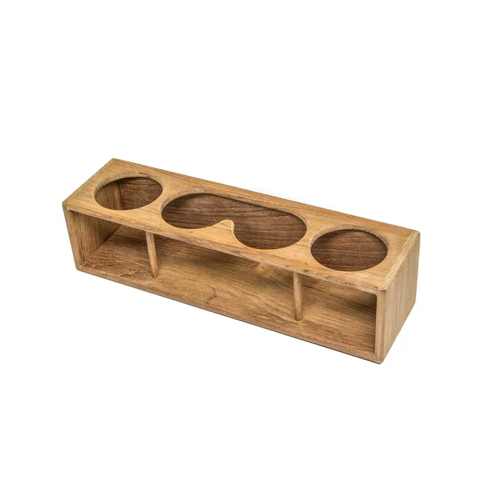 Four Drink / Binocular Rack, Teak