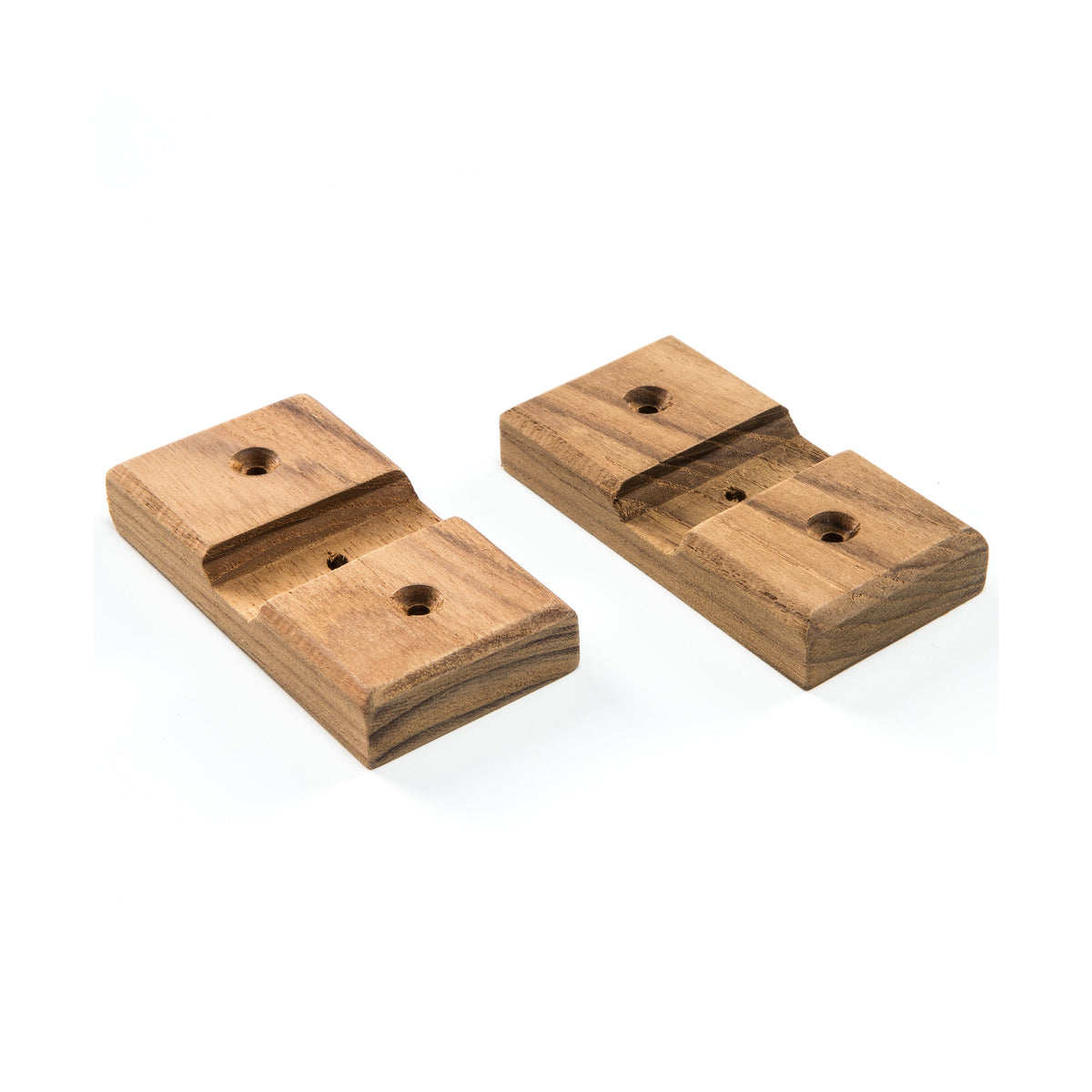 3-1/4" Premium Grade Teak Rod Storage Rack Mounting Boards