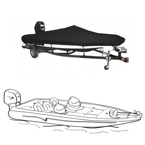 Pro Bass Boat Outboard, Select Fit Boat Cover