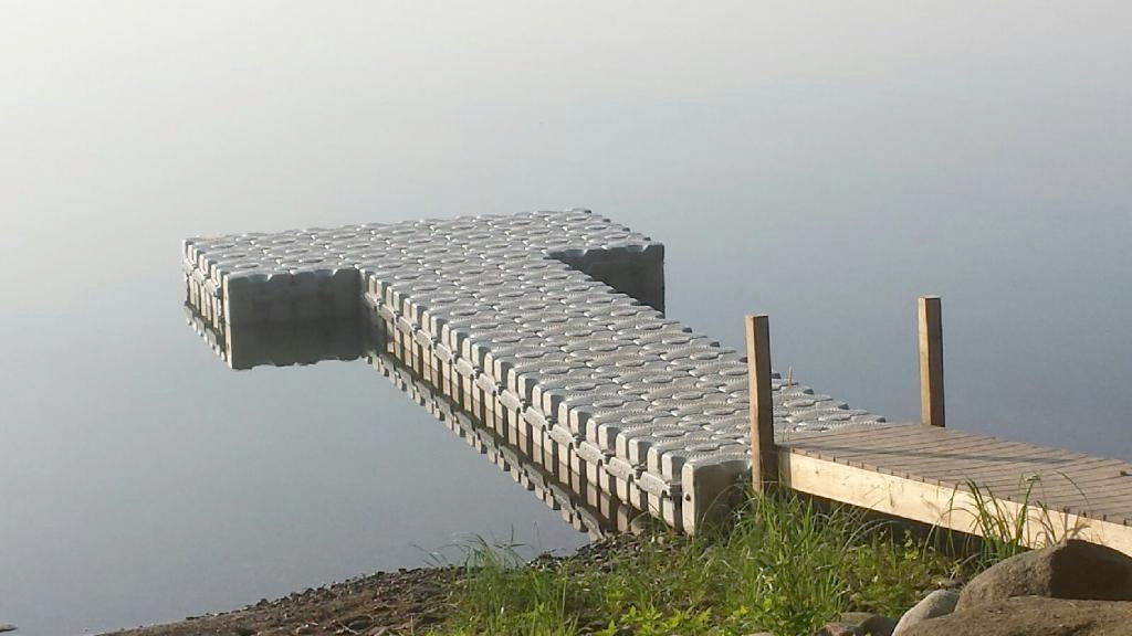 Floating T-Dock Head Only (Access Walkway Sold Separately)