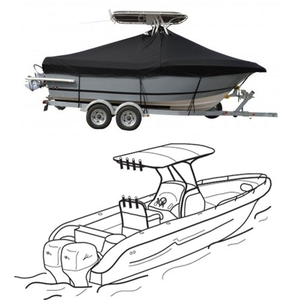 Center Consoles & T-Tops Boat Covers