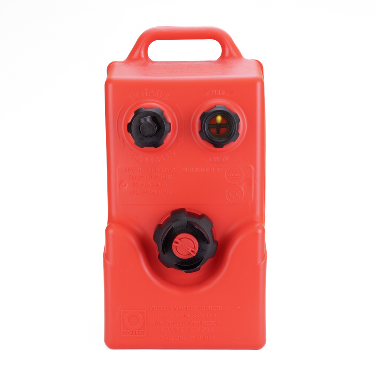 Moeller All-in-One 3 Gal Fuel Tank with Line and Fittings, EPA Approved